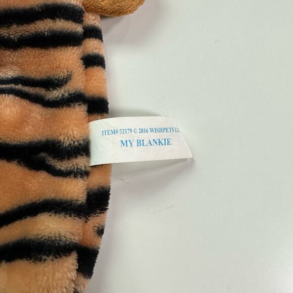 3/$20 Wishpets My Blankie 52179 Tiger Cub Baby Security Blanket Comfort Plush - Picture 6 of 9